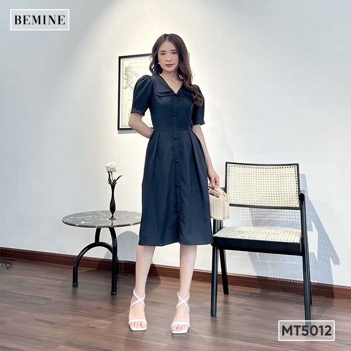 Đầm xoè 2 lá cổ BEMINE MT5012DEN