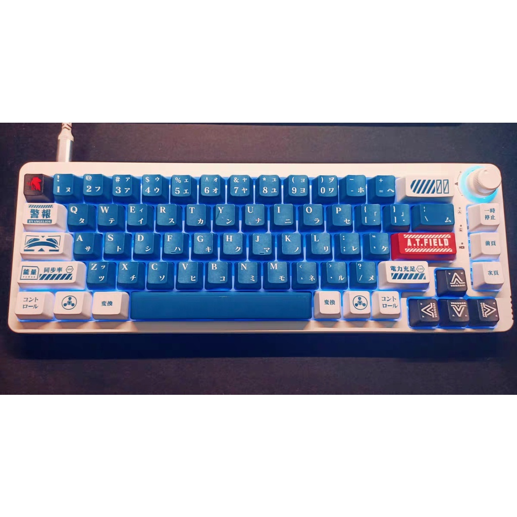 EVANGELION Keycap EVA Lilith Animation keycap Chất liệu PBT Cherry height Thuốc nhuộm Thăng hoa bàn phím cơ  keycap 125 phím