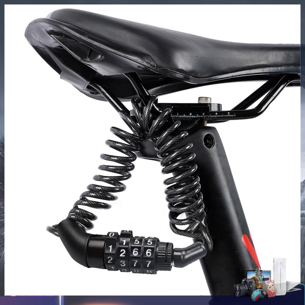 Dây Khóa Mũ Bảo Hiểm Chống Trộm 4 Số An Toàn Dành Cho Xe Đạp Leo Núi