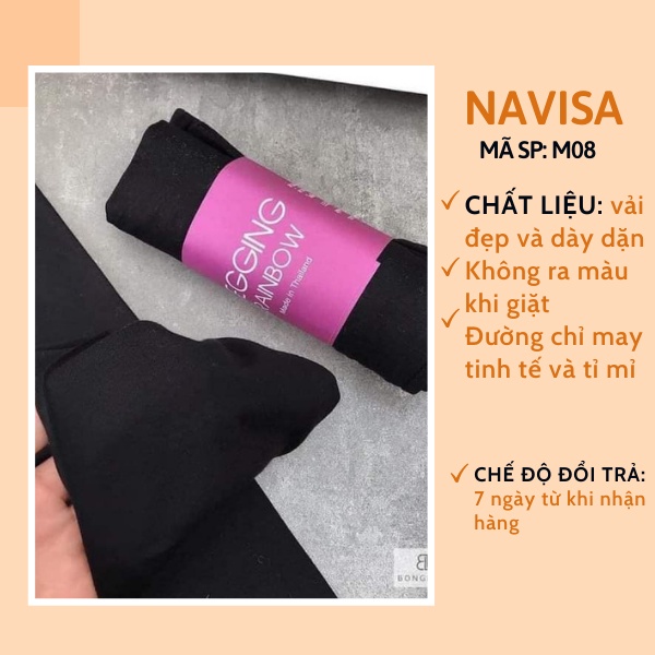 Quần legging nữ dài cạp cao bigsize cao cấp nâng mông NAVISA QL07