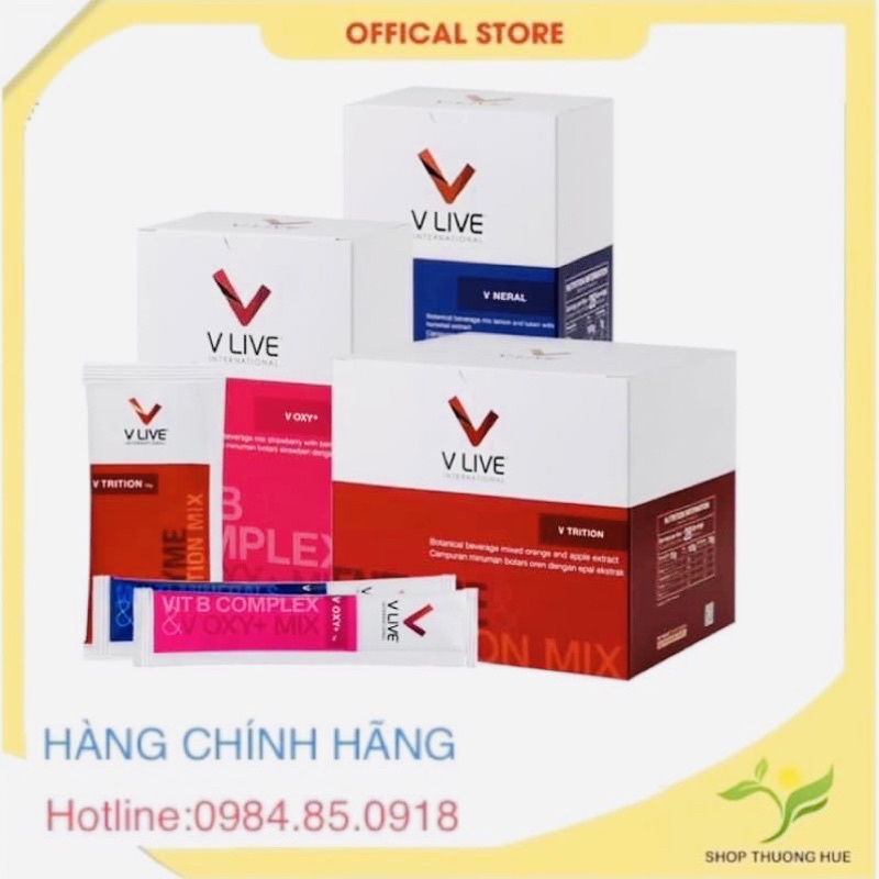 3 BỘ 3 HỘP VLIVE HỖ TRỢ SỨC KHOẺ