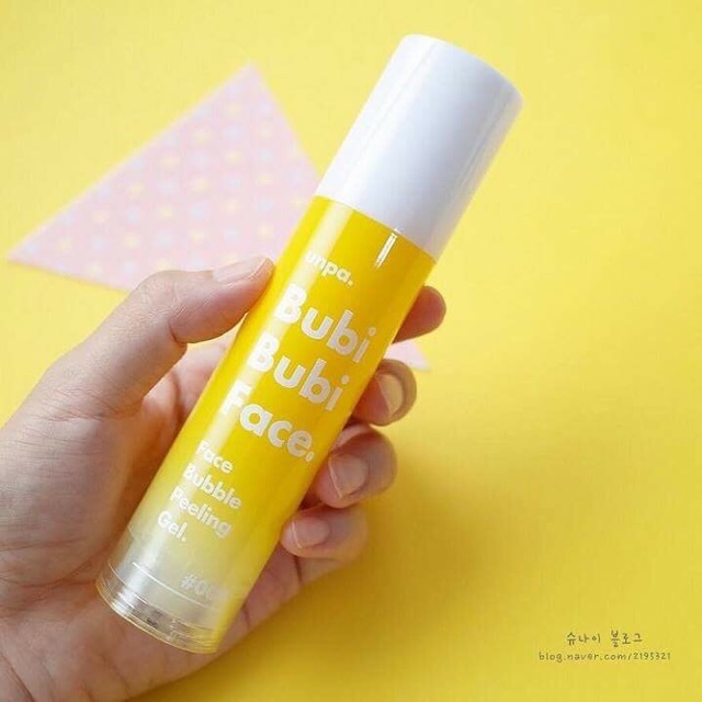 SALE SỐC Tẩy Da Chết dạng sủi bọt Cho Da Mặt – Unpa – Bubi Bubi Face  Bubble Peeling Gel, cực lành tính và dịu nhẹ