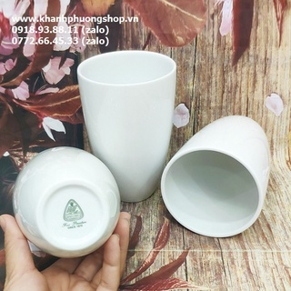 Ly sứ trắng minh long 0.48l - ly sứ trắng minh long