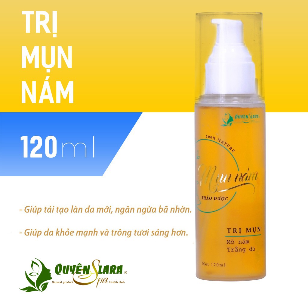 Mụn Nám Thảo Dược, Mờ Thâm, Trắng Da QUYÊN LARA 120ml