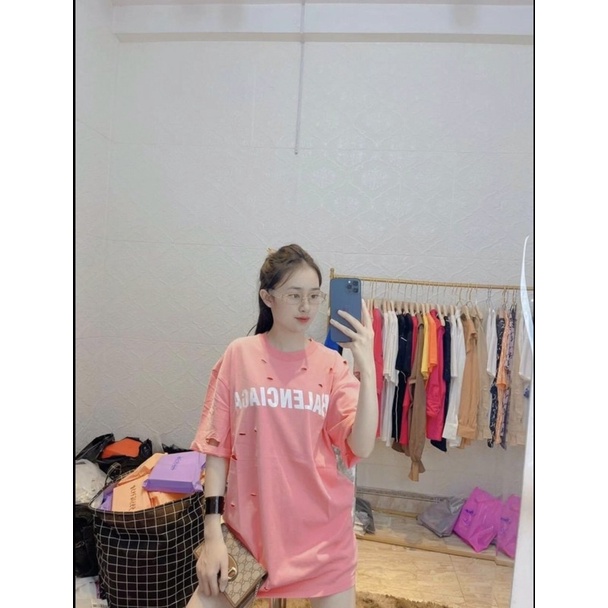 Áo phông FORM RỘNG BA LEN RÁCH CHẤT COTTON CỔ TRÒN - ÁO THUN BOY PHỐ NAM NỮ HOTTREND 2023