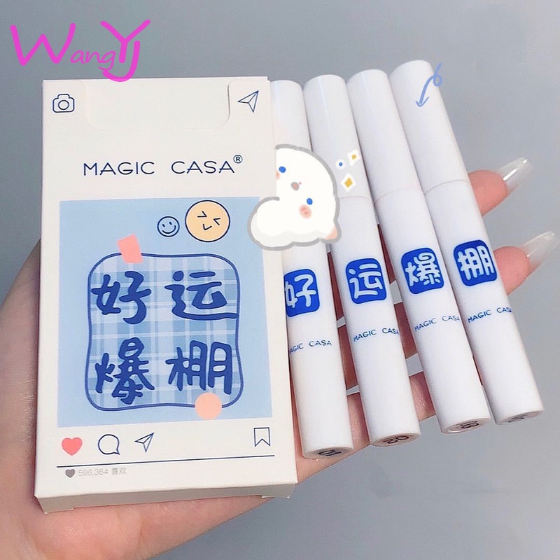 Set 4 Son Kem Hiệu Ứng Nhung Lì 4 Màu Sắc Tùy Chọn Dadk