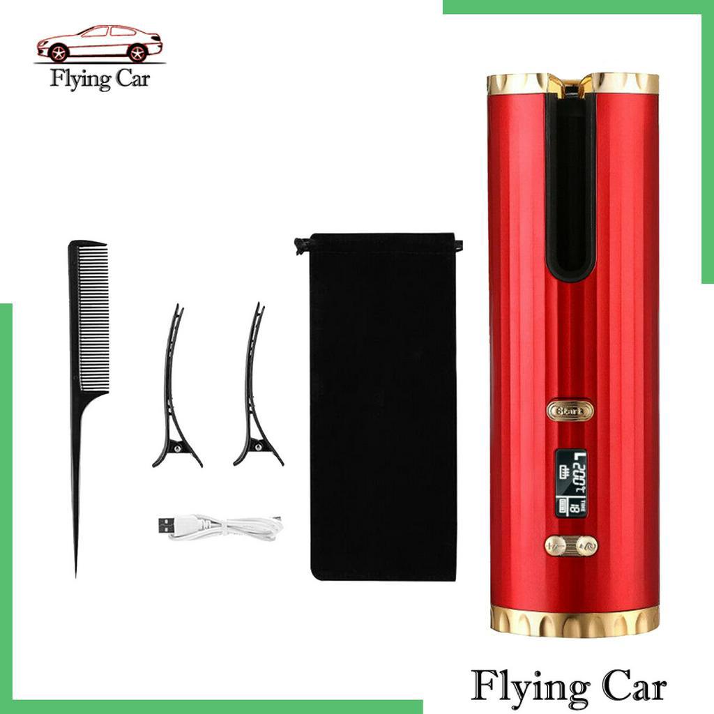 Máy Uốn Tóc Tự Động Không Dây Sạc USB Có Màn Hình LCD Lzdjfmy2