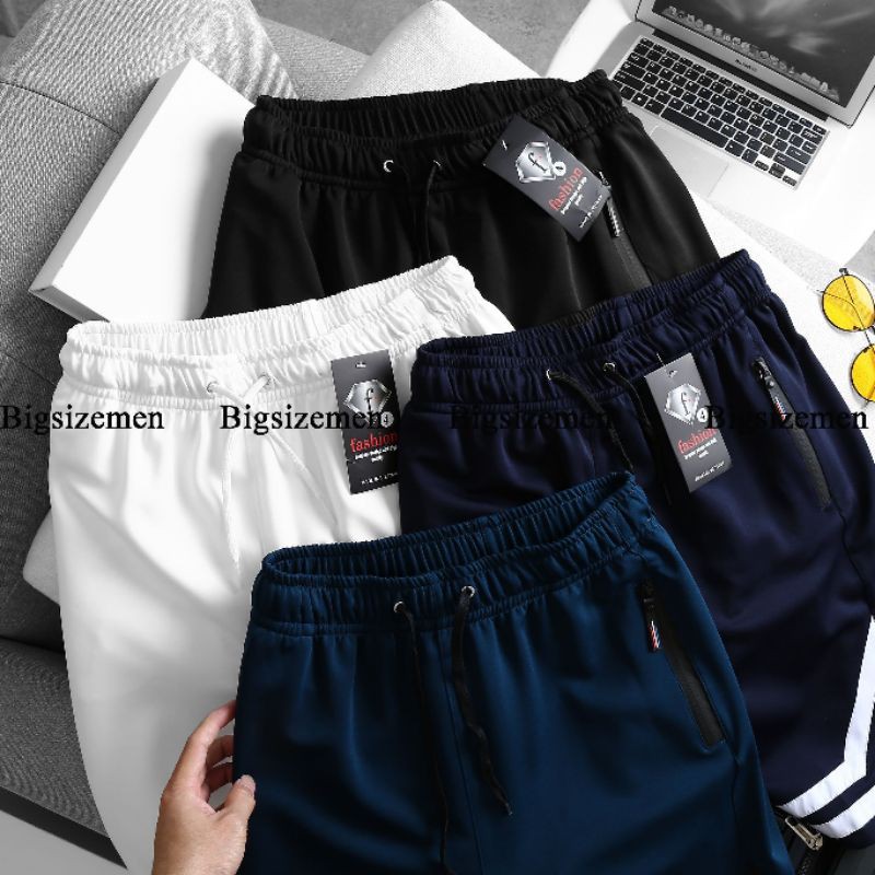 Quần short thun nam big size viền chân