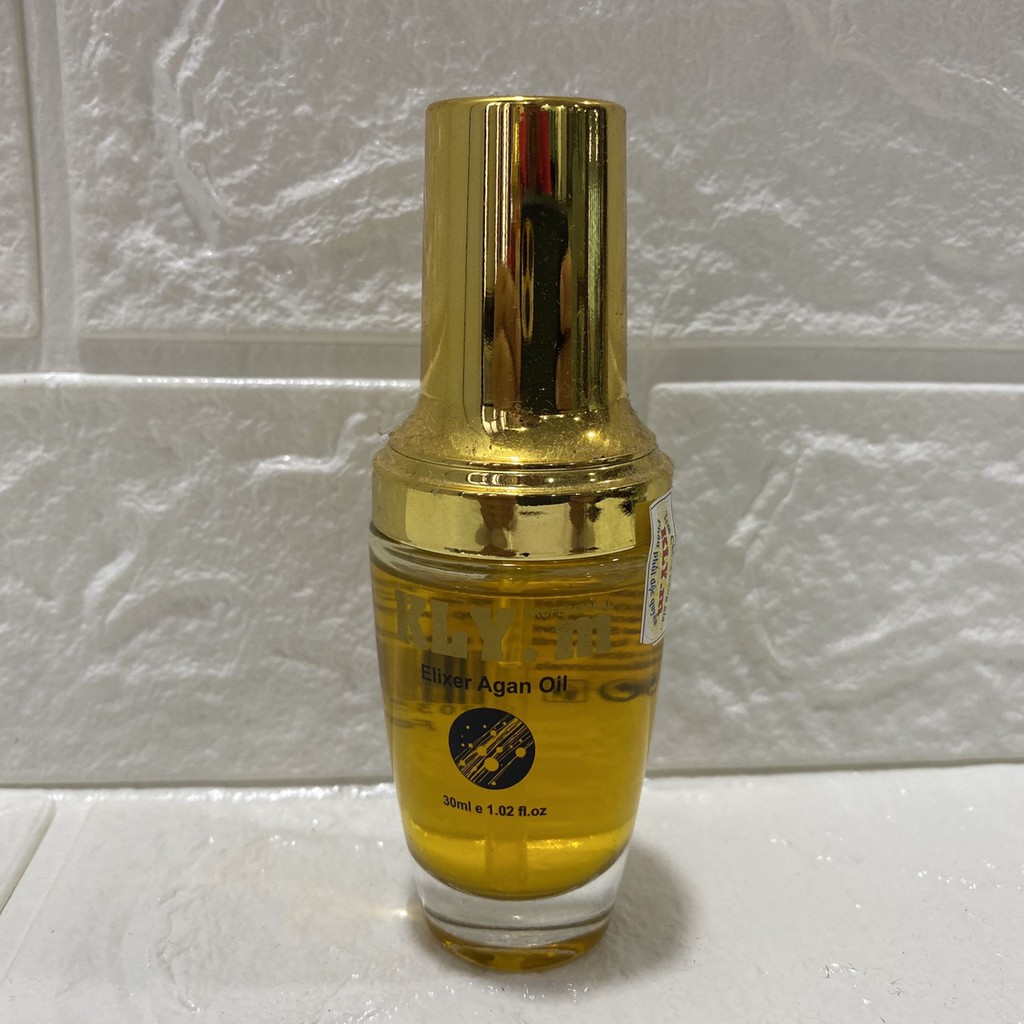 Tinh dầu dưỡng tóc Kly.M Elixer Argan Oil phục hồi tóc hư tổn 30ml
