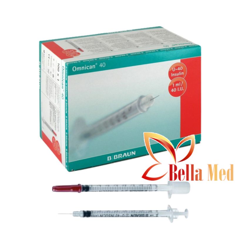 Kim tiêm tiểu đường 1ml BBraun 30G x 1/2" (0.3 x 12mm