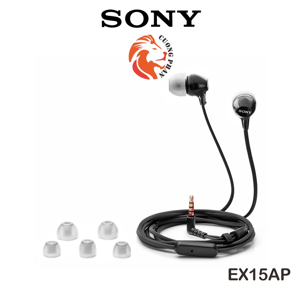 Tai Nghe In-Ear Nhét Tai Có Mic Sony EX15AP |Chính Hãng Sony Việt Nam| Bảo Hành 12 Tháng Toàn Quốc