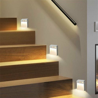 Night Light Battery Operated Step Lights LED Stair lights Motion USB PIR Sensor