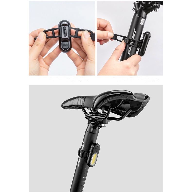 [Fulfilled by Shopee] Đèn tín hiệu LED ROCKBROS gắn cốt yên xe đạp tiện dụng chất lượng cao