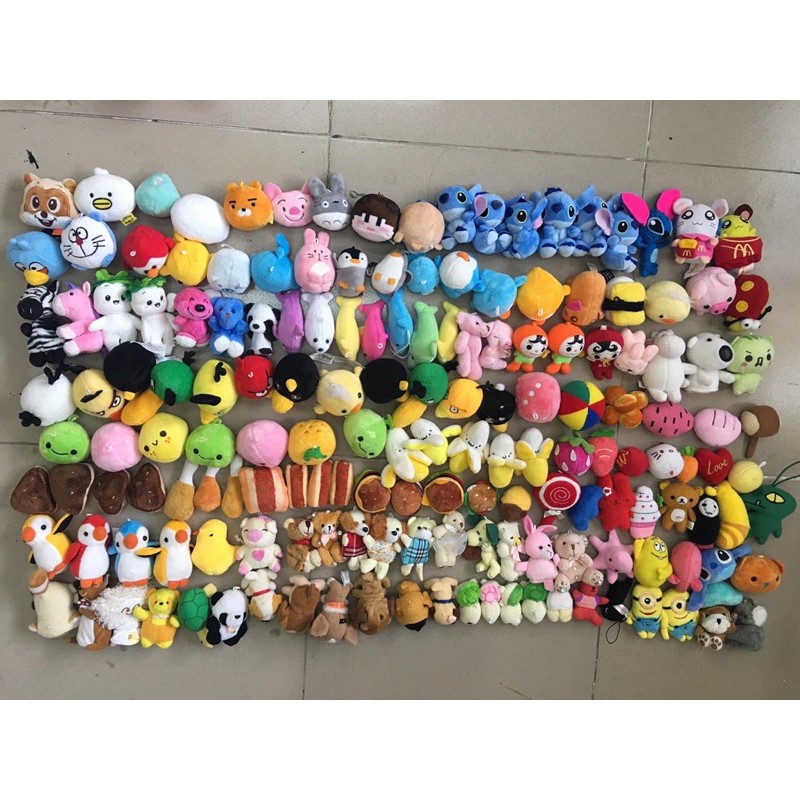 Set 15 gấu nhí 5-7cm bỏ máy gắp thú mini