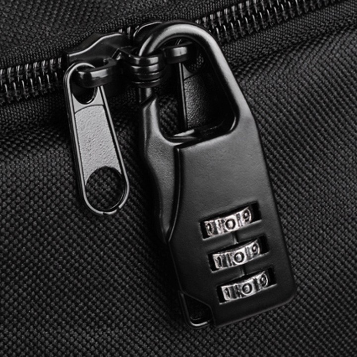 Balo nam phát sáng Hình Mắt, Tặng Cáp Sạc USB, Khóa Số Chống Chộm