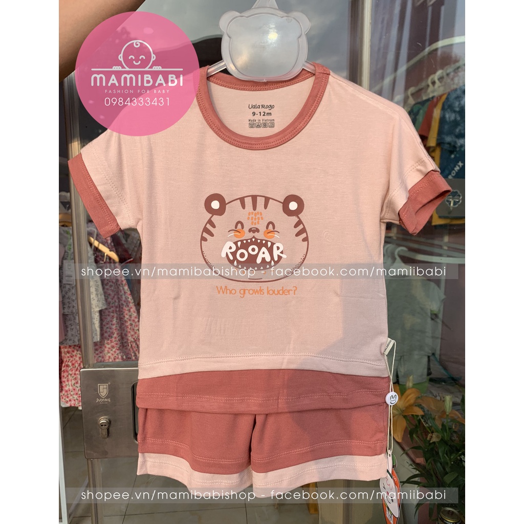 Bộ cộc Ualarogo UR2247 siêu mát, thấm hút, co giãn cho bé yêu