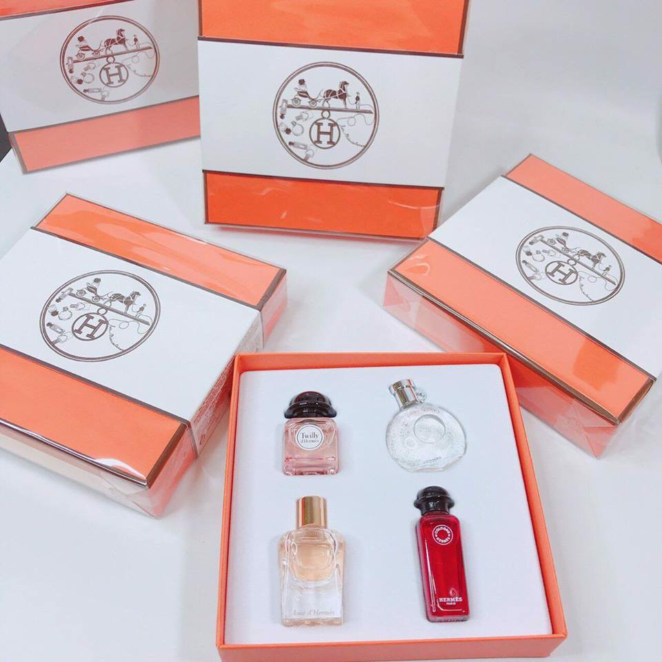Set 4 chai nước hoa mini Hermes Paris 7.5ml cho nữ của Pháp ᴘʜᴀɴᴅɪᴇᴍᴍʏ997 Ⓡ