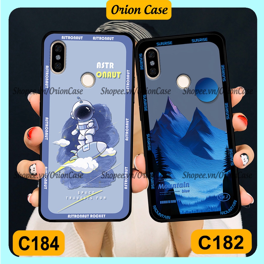 Ốp Xiaomi Redmi Note 5 / Note 6 in hình astronaut pro nasa, moutain cá tính.ốp lưng chống sốc.