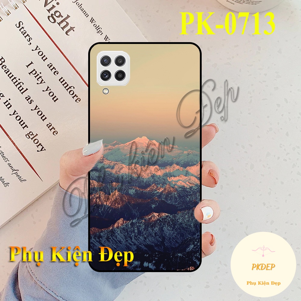 Ốp lưng SamSung Galaxy A22 4G viền đen in hình Phong Cảnh Đẹp