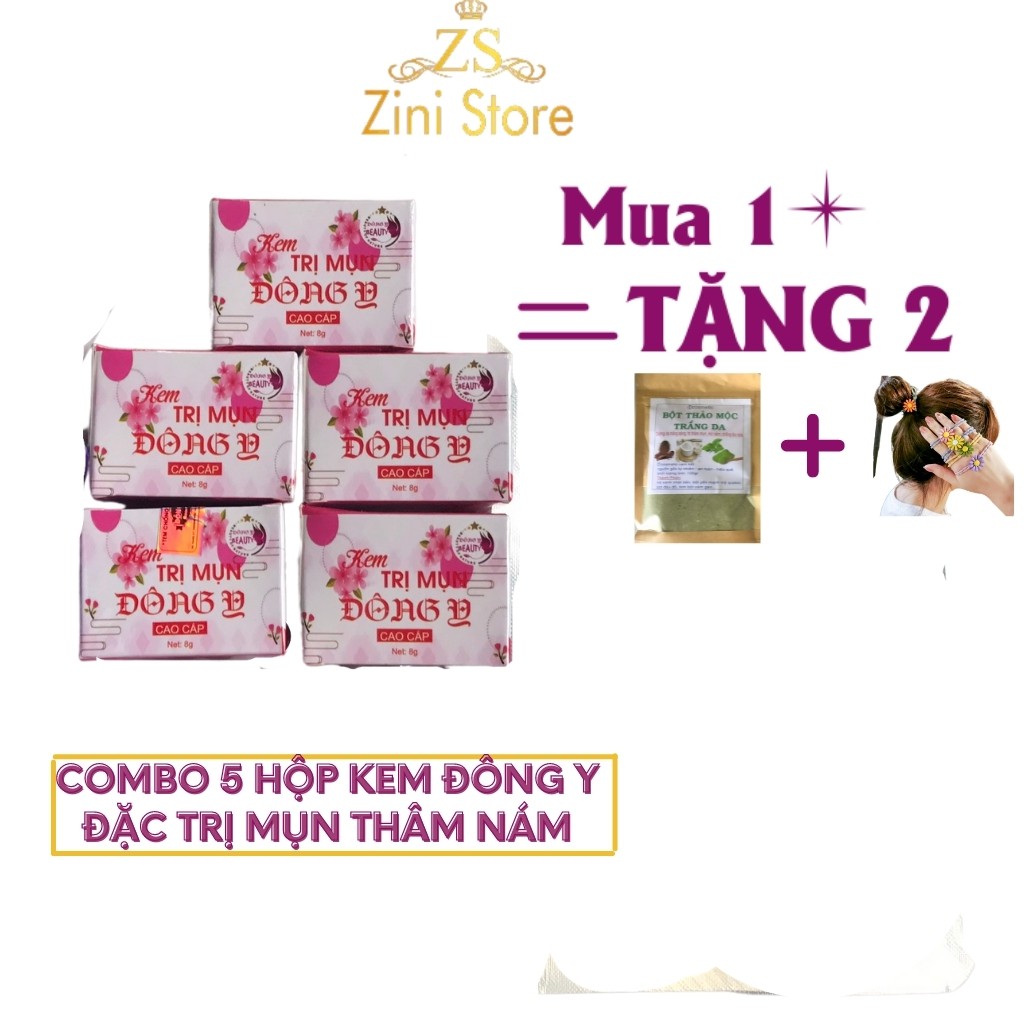 COMBO 5 KEM MỤN HOA ĐÀO