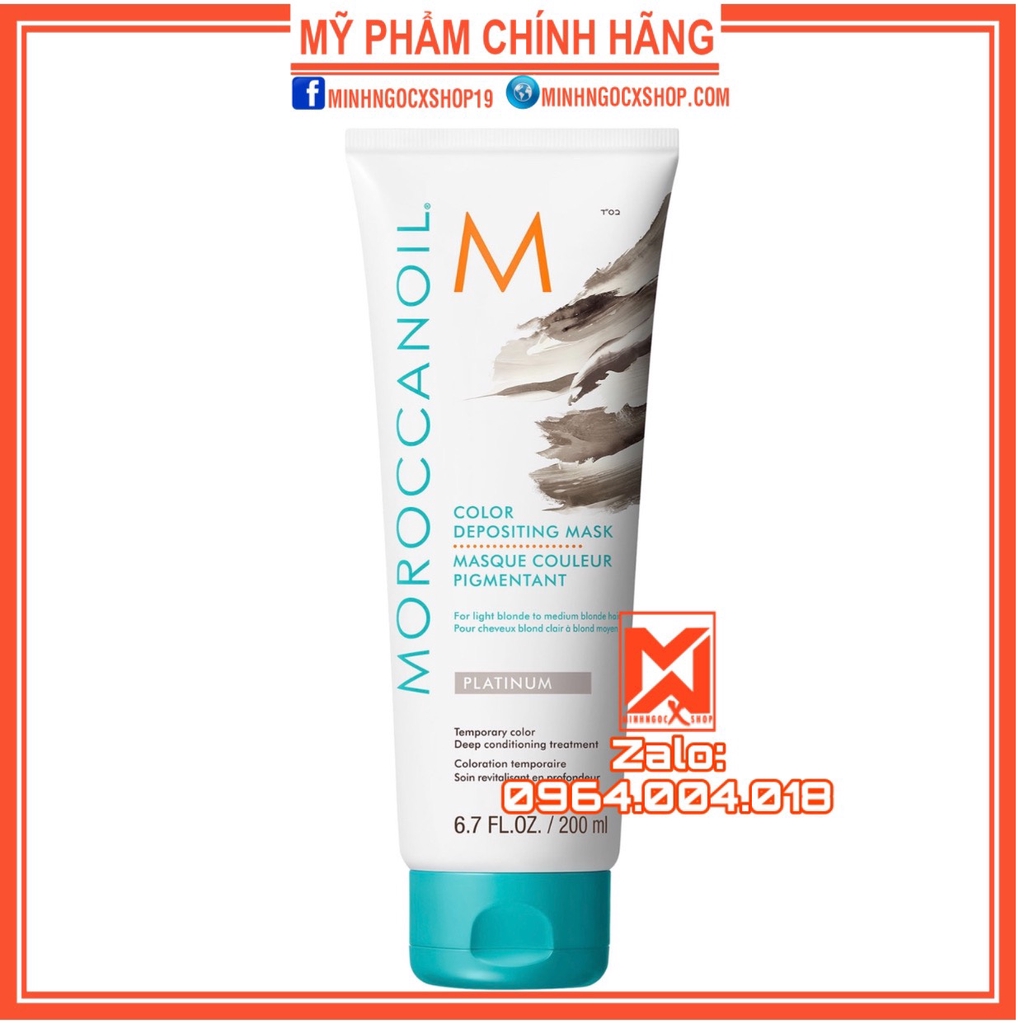 ✅[ MOROCCANOIL ] HẤP GIỮ MÀU BẠCH KIM MOROCCANOIL PLATINUM 30 - 200ML