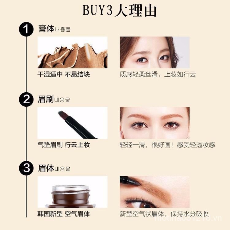 (Hàng Mới Về) Kẻ Chân Mày Chống Nước Chống Thấm Mồ Hôi Giữ Màu Tốt Bền Lâu Phai | BigBuy360 - bigbuy360.vn