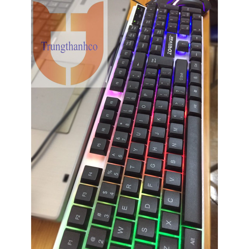 Bộ phím chuột gaming giả cơ có đèn led ZE9000 | BigBuy360 - bigbuy360.vn