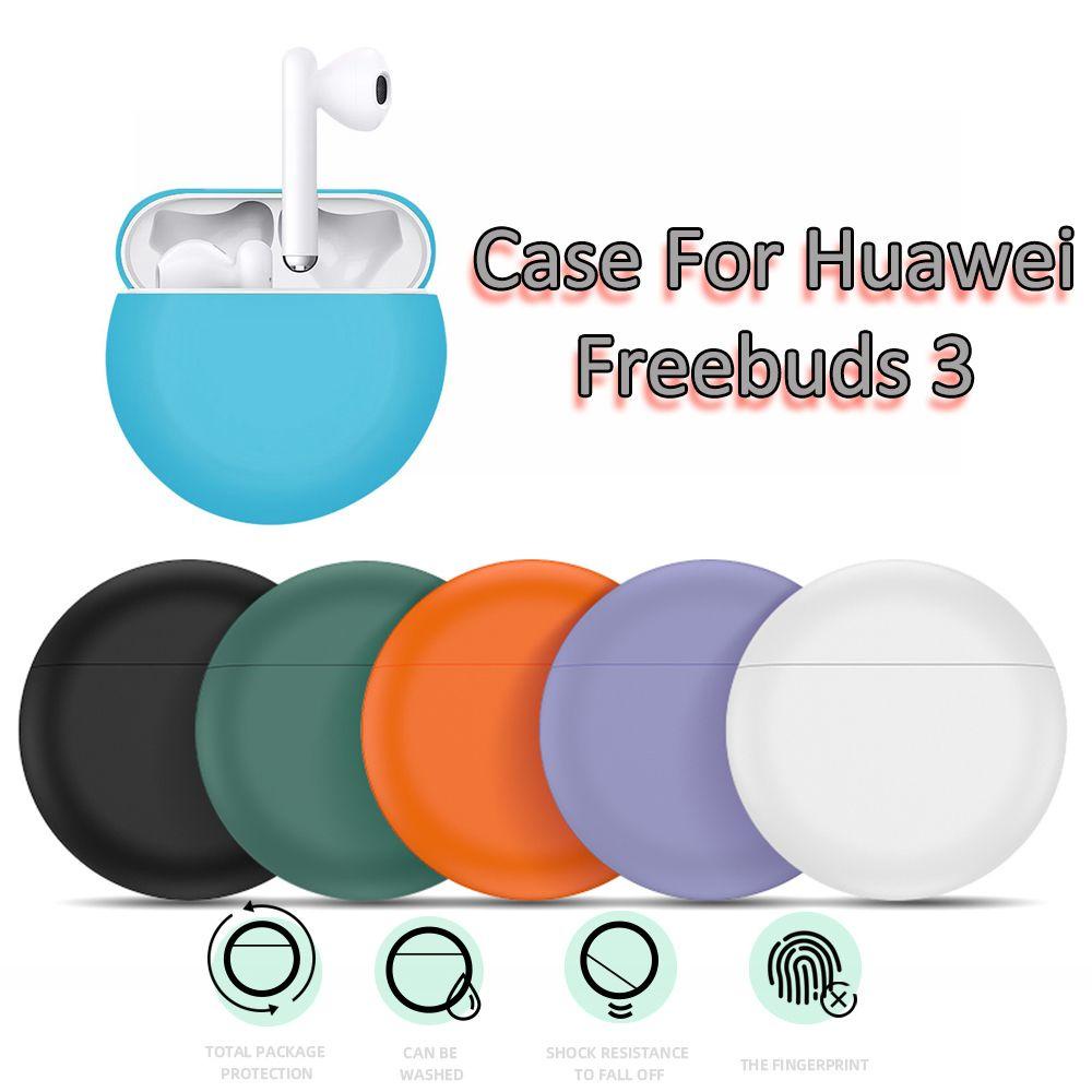 BTLIMER Ốp Hộp Đựng Tai Nghe Nhét Tai Silicon Cho Huawei Freebuds 3
