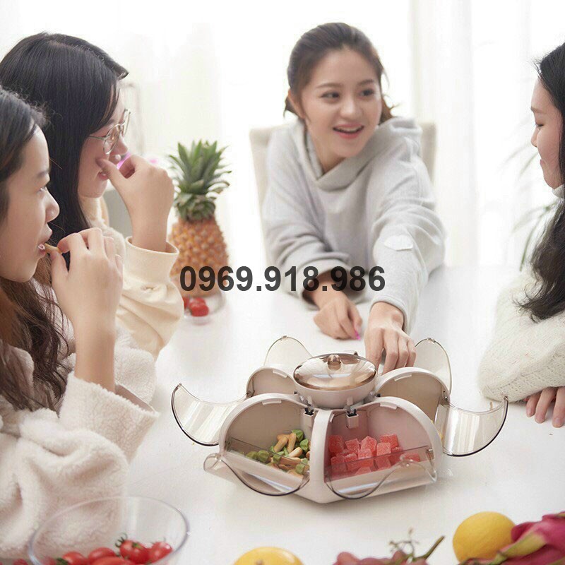 🍓 Khay Đựng Mứt Bánh Kẹo Tết 6 Cánh Tự Bung Đẹp Cao Cấp Giá Gốc Sỉ Rẻ 🍰 Tổng Kho Gia Dụng Hồ Chí Minh 🍰