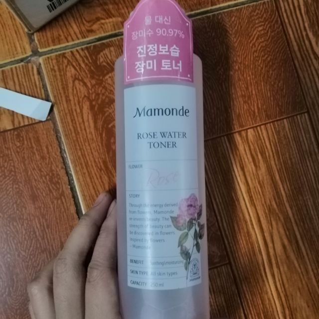 Toner mamonde hoa hồng