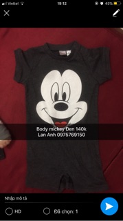Body hm và yếm hm