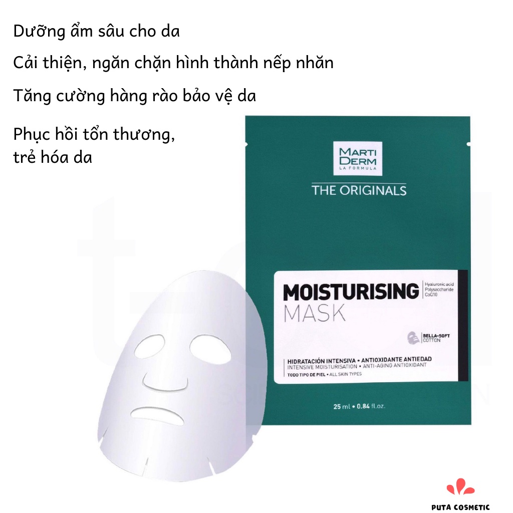 Mặt nạ dưỡng ẩm, chống lão hóa MartiDerm The Originals Moisturising Mask