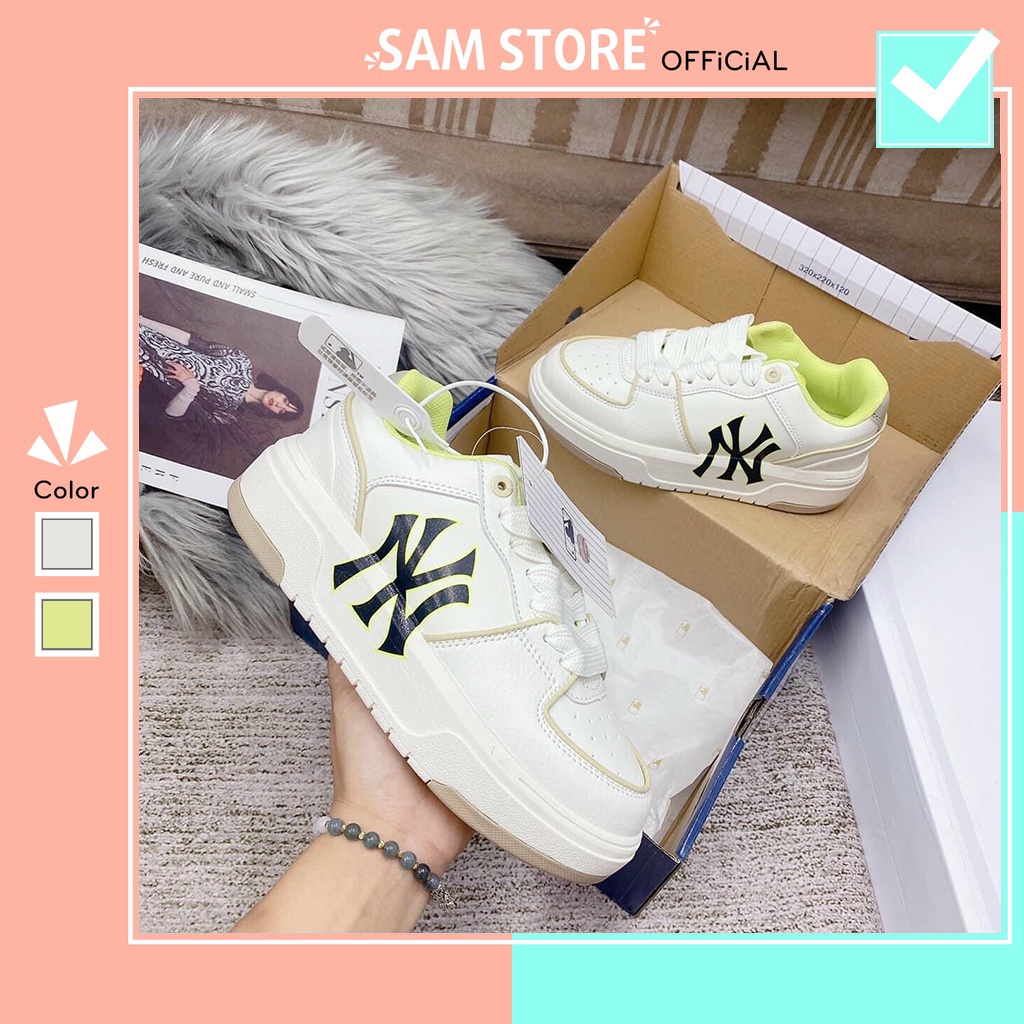 Giày MLB Nam Nữ, Giày MLB Chunky In 3D Đế Tăng Chiều Cao Thể Thao Thời Trang Hàng Đẹp Full Box Bill