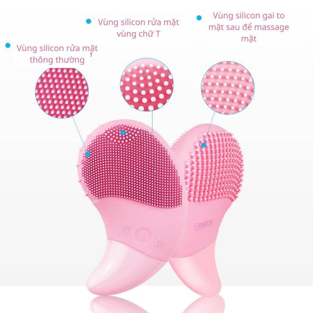 Máy rửa mặt massage mặt và mắt Benss - Dinh Dinh máy làm đẹp