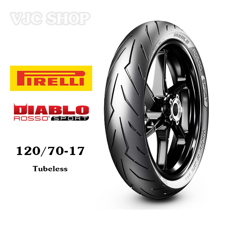 Lốp xe máy PIRELLI Cho Yamaha Exciter 135, Exciter 150 - Diablo Rosso Sport