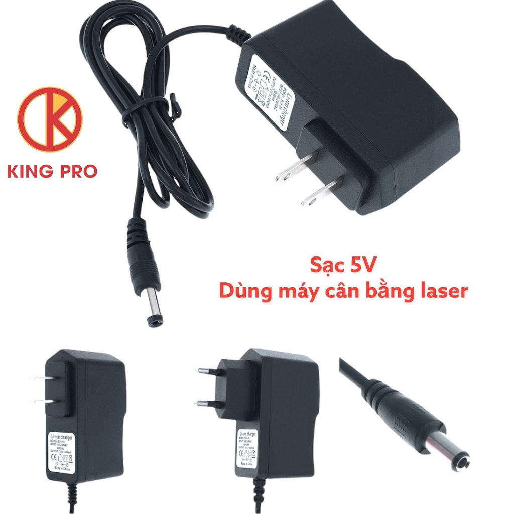 Sạc Pin luthium 5V chuyên dùng máy la re , Máy Bắn cốt 5 Tia Xanh , 3D 12 Dòng xanh
