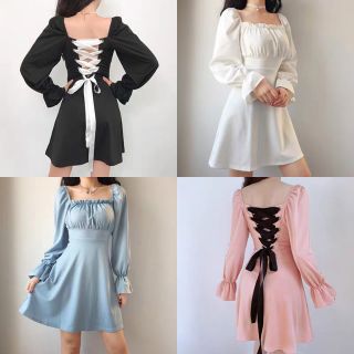 [SALE] ĐẦM ĐAN DÂY SAU LƯNG