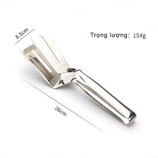 Kẹp gắp thức ăn inox , đồ chiên rán ,đồ nướng inox siêu tiện lợi (1c)