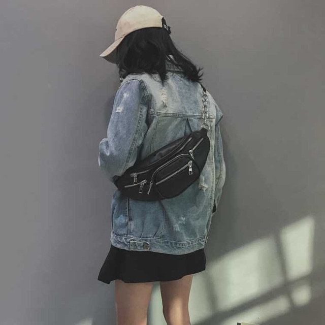 Túi da đeo chéo Unisex