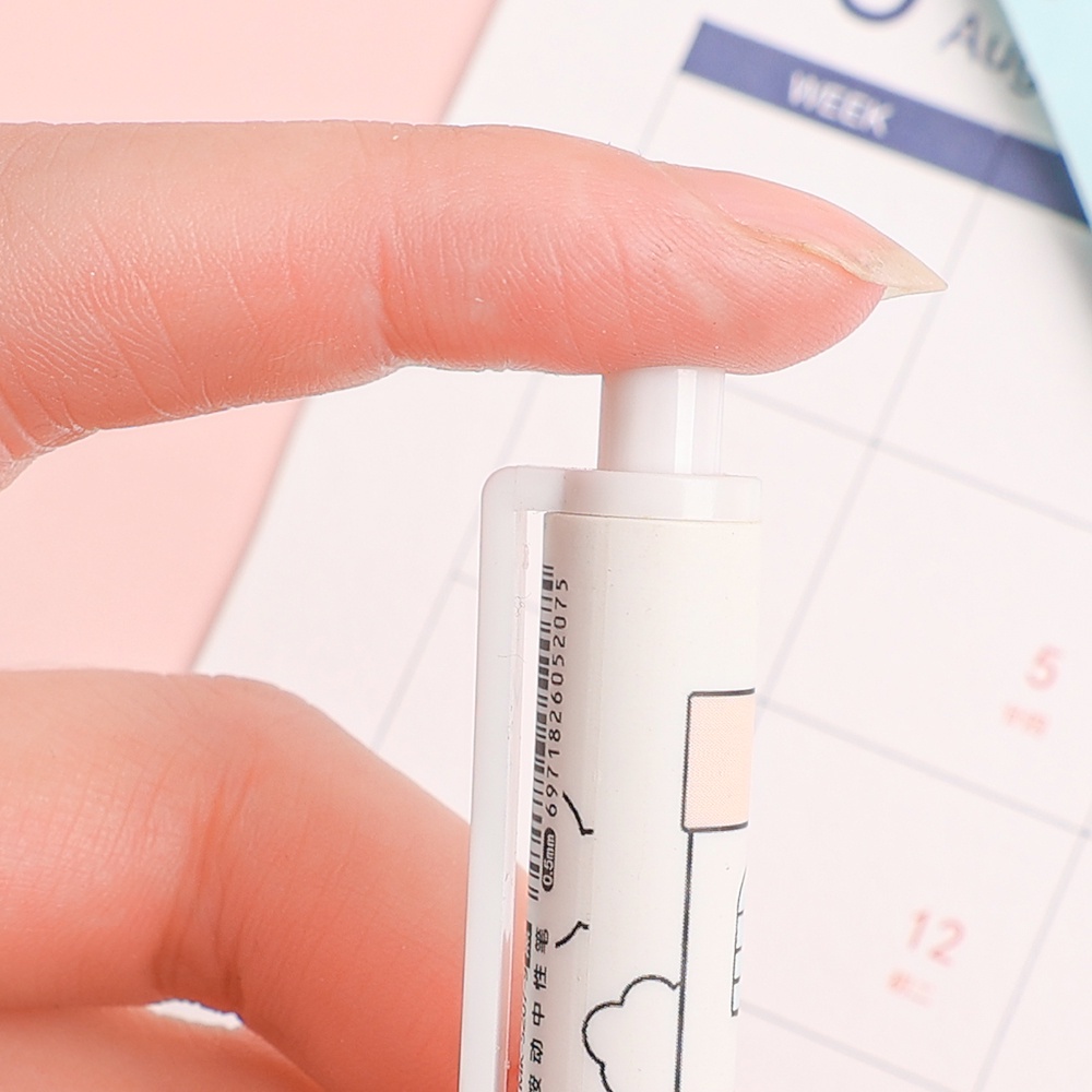 Bút Mực Gel Ngòi 0.5mm In Họa Tiết Hoạt Hình Dễ Thương