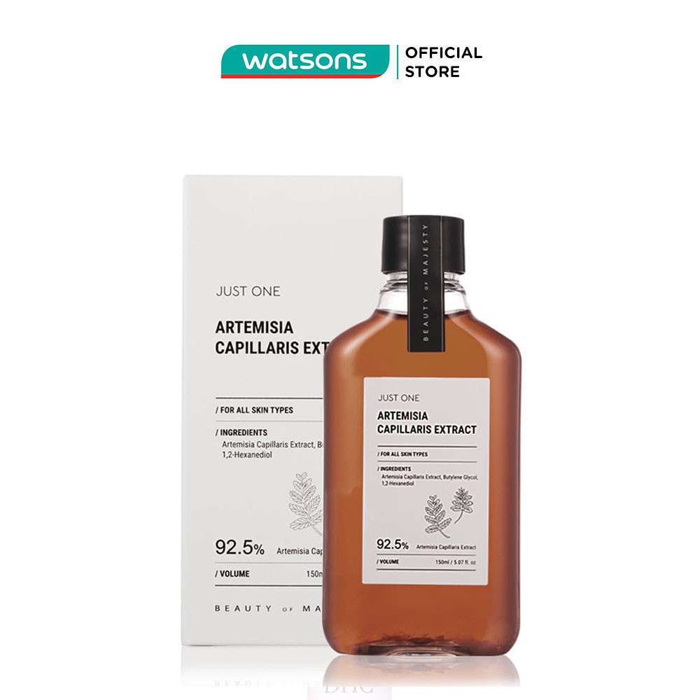 Nước Dưỡng Bom Just One Artemisa Capillaris Extract Tinh Chất Ngải Đắng 92,5% Cho Mọi Loại Da 150ml