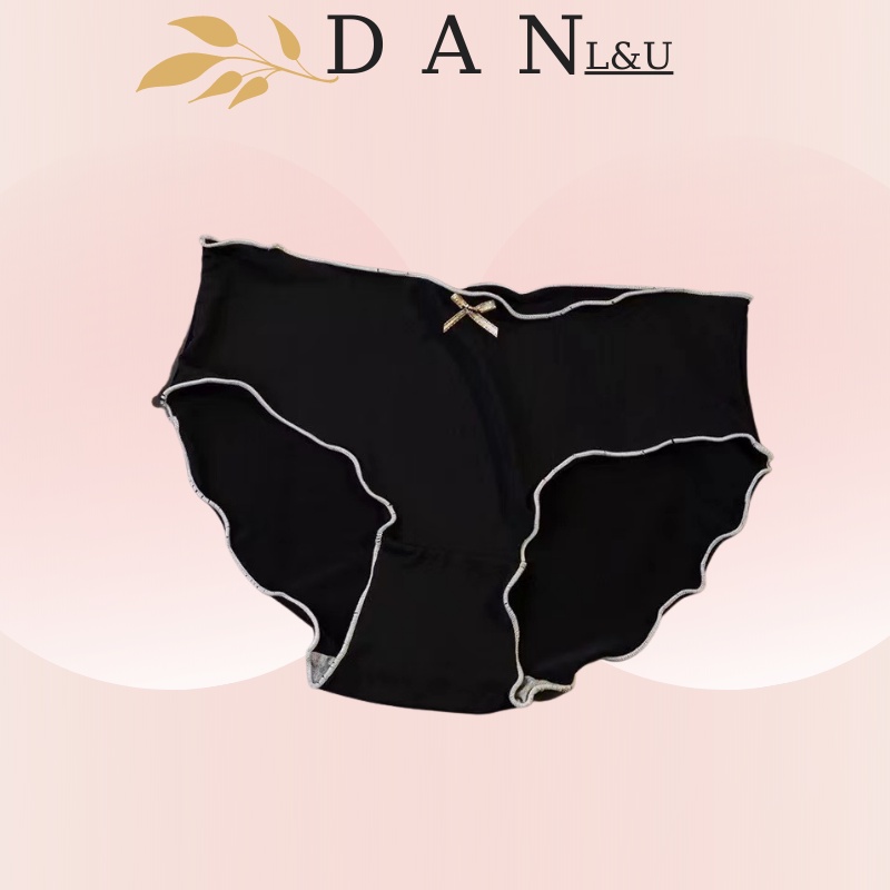 Quần Lót Nữ Gợn Sóng Thắt Lưng Nơ Mềm Mịn Thoáng Mát DAN L&amp;U 2074