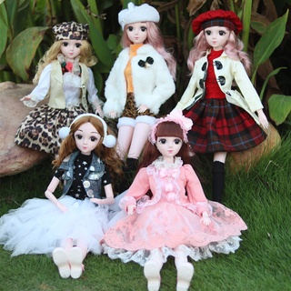 Sét Quần Áo Váy Búp Bê BJD 1/3 60CM Mẫu Thu Đông
