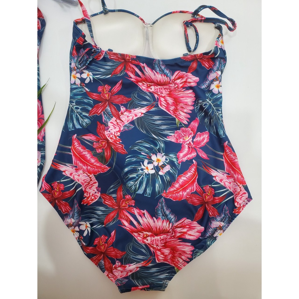 ComBo 2 Món Bikini, Đồ Bơi Đi Biển Một Mảnh Kèm Khăn Họa Tiết Sang Đẹp ODERI CB-019