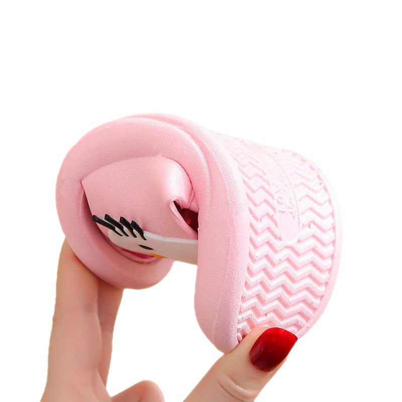 Dép lê bé gái dép trẻ em họa tiết hoạt hình đế mềm chống trượt size trung đại