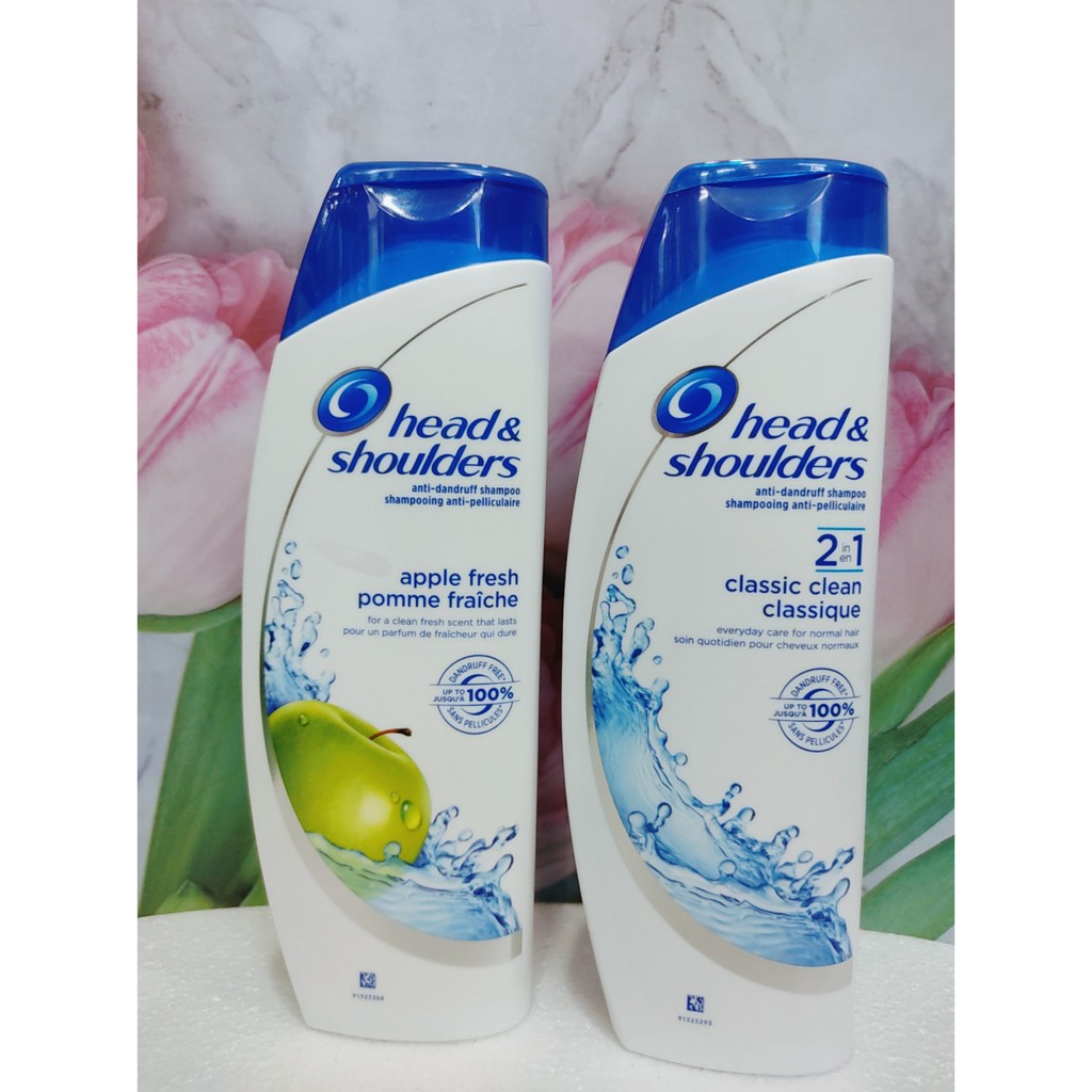 Dầu gội sạch gàu Head & shoulders 2in1 classic clean/ hương táo 400ml