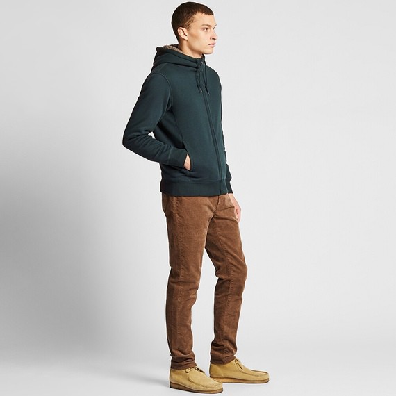 Áo nỉ lót lông cừu nam siêu ấm #Uniqlo. Hoodie 418708 - Chính hãng