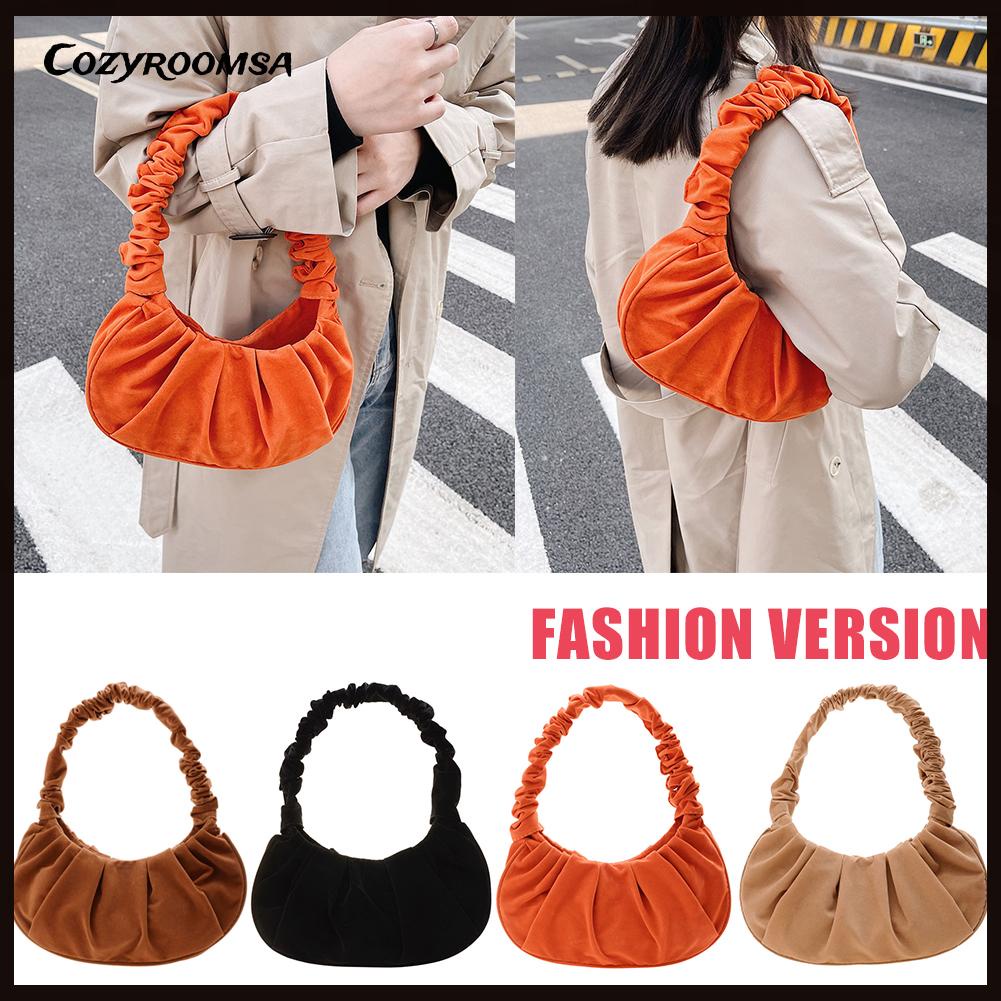 Túi xách lông nhung màu sắc thanh lịch cho phái nữ