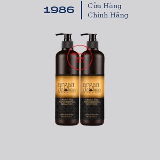Sét gội xả,cặp gội xả argan oil deluxe 1000ml hương nước hoa
