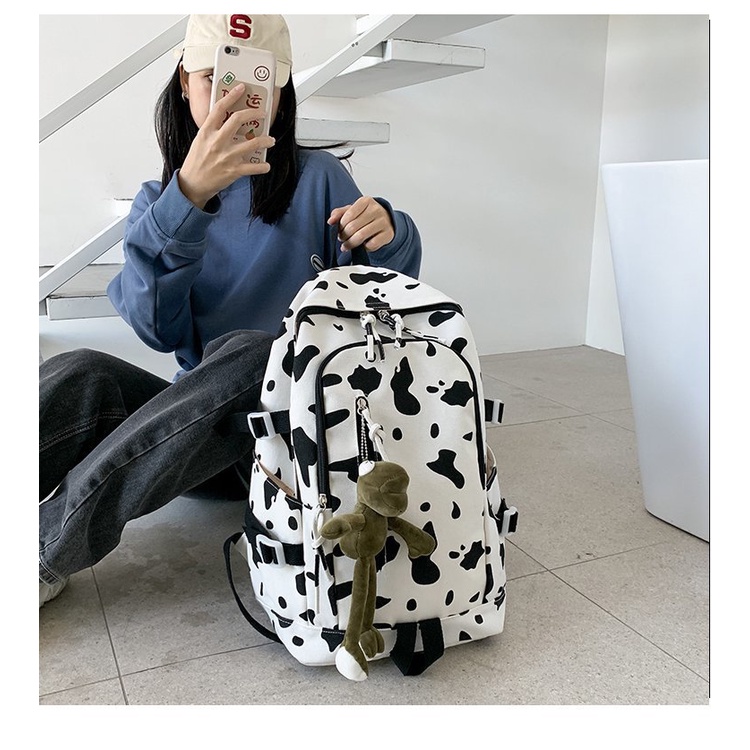 Balo nữ, cặp đi học nữ thời trang giá rẻ đựng laptop đi chơi đẹp nhiều ngăn phong cách Hàn Quốc